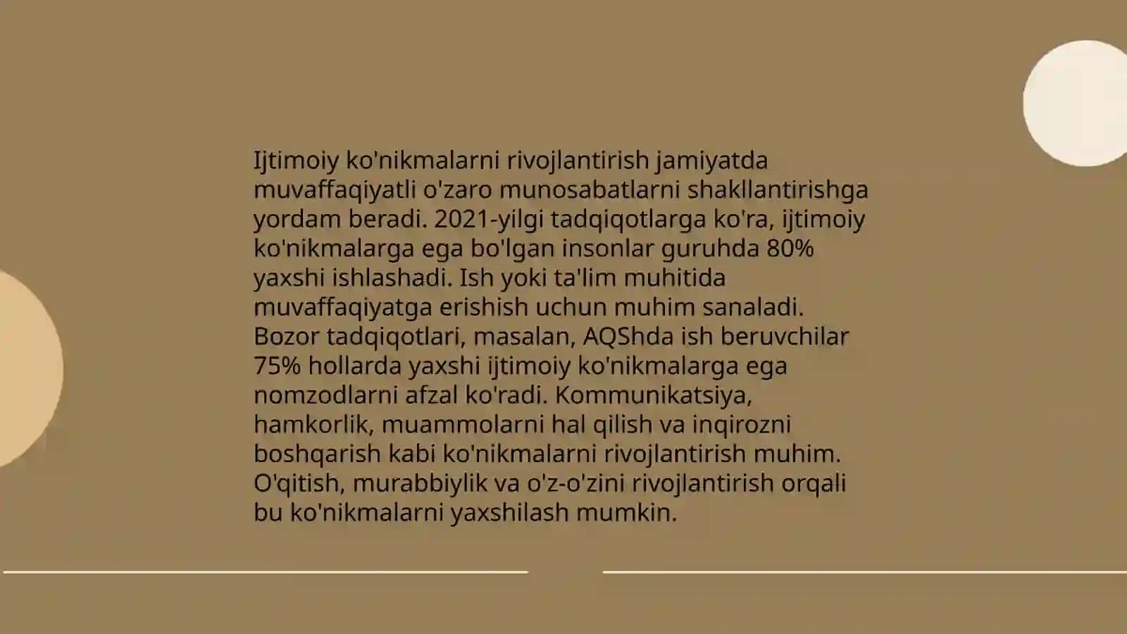 sinf rahbariga xos boʻlgan fazilatlar 4