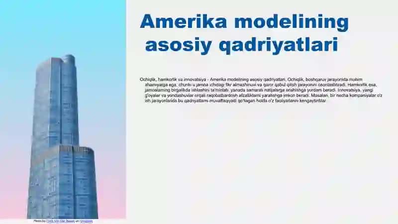 Amerika modeli 4