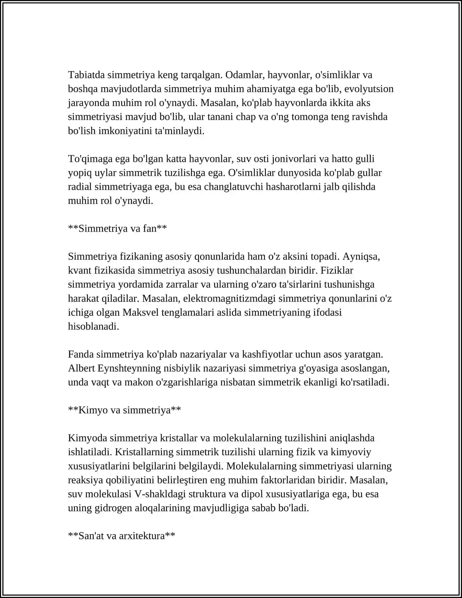 ASOSIY MARFALOGIK QONUNIYATLAR: SIMMETRIYA TURLARI, METAMORFOZ 4