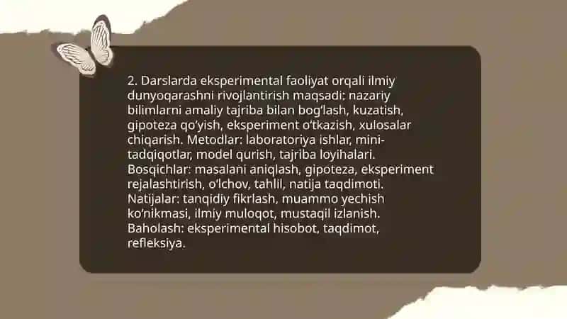 Oʻquvchilarning ilmiy dunyoqarashini shakllantirish 4