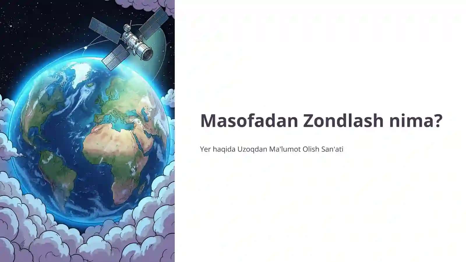 Masofadan Zondlash haqida tushuncha 4