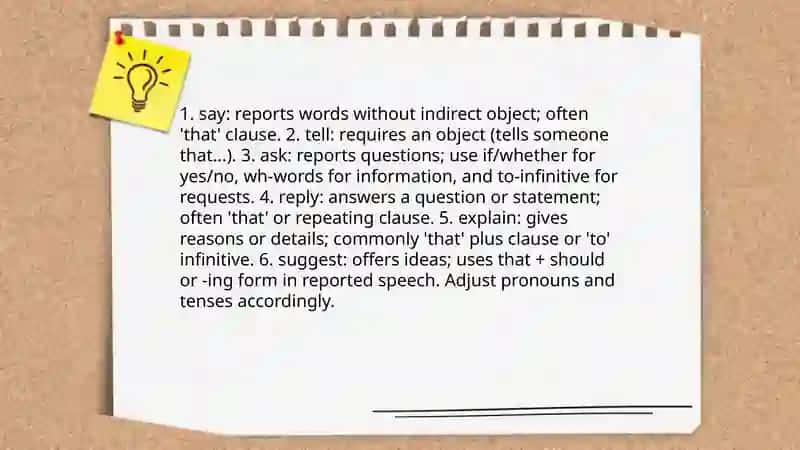 Reported Speech 4
