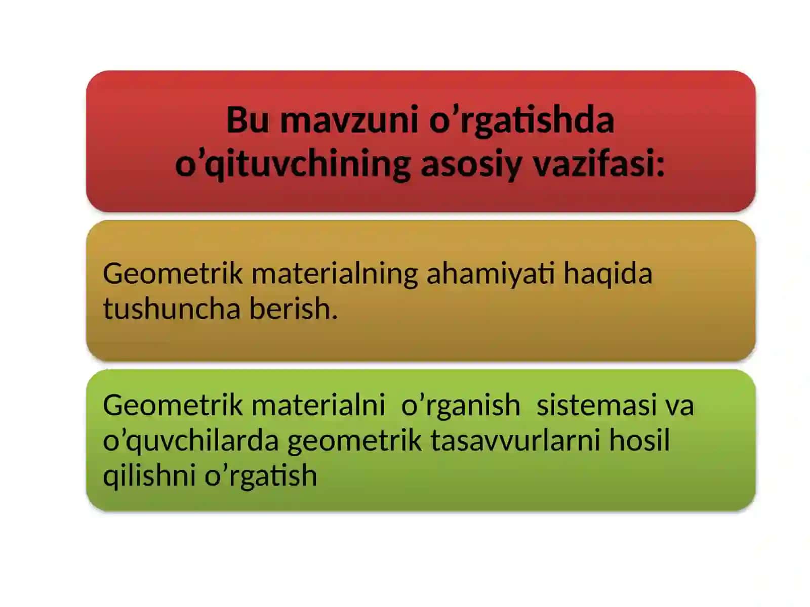 Geometrik matеriallarni o’qitish mеtodikasi 4