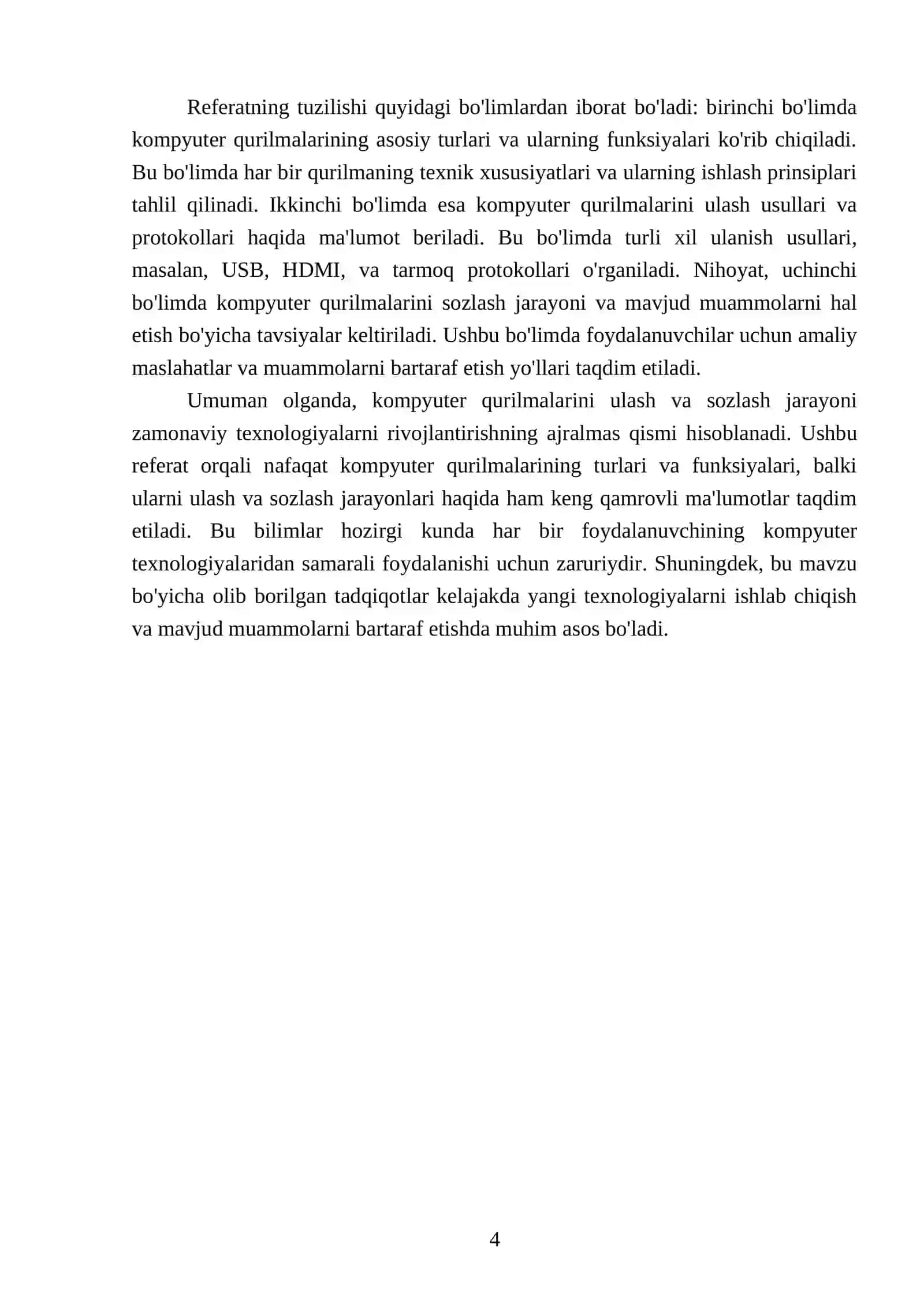 Kompyuter qurilmalarini ulash va sozlash 4