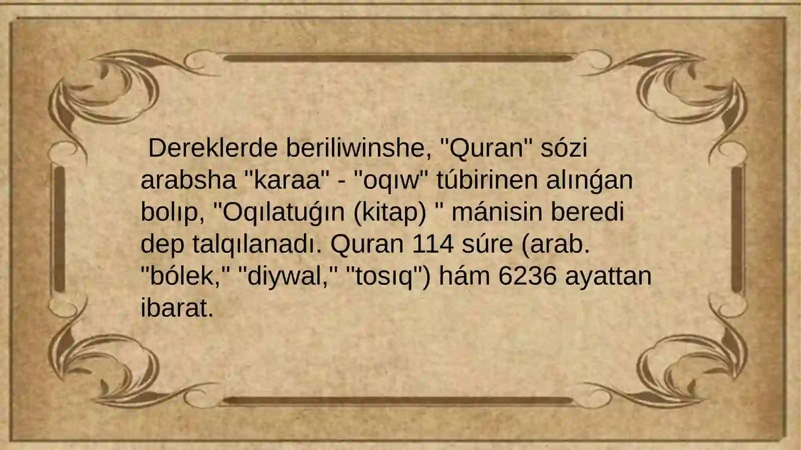 Gʻarezsizlik jillarinda qurannıń ózbek tiline awdarma etiliwi hám túsindiriliwi 4