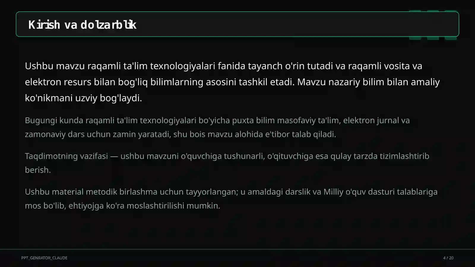 Ta'lim analitikasi: o'quvchi natijalarini tahlil qilish 4