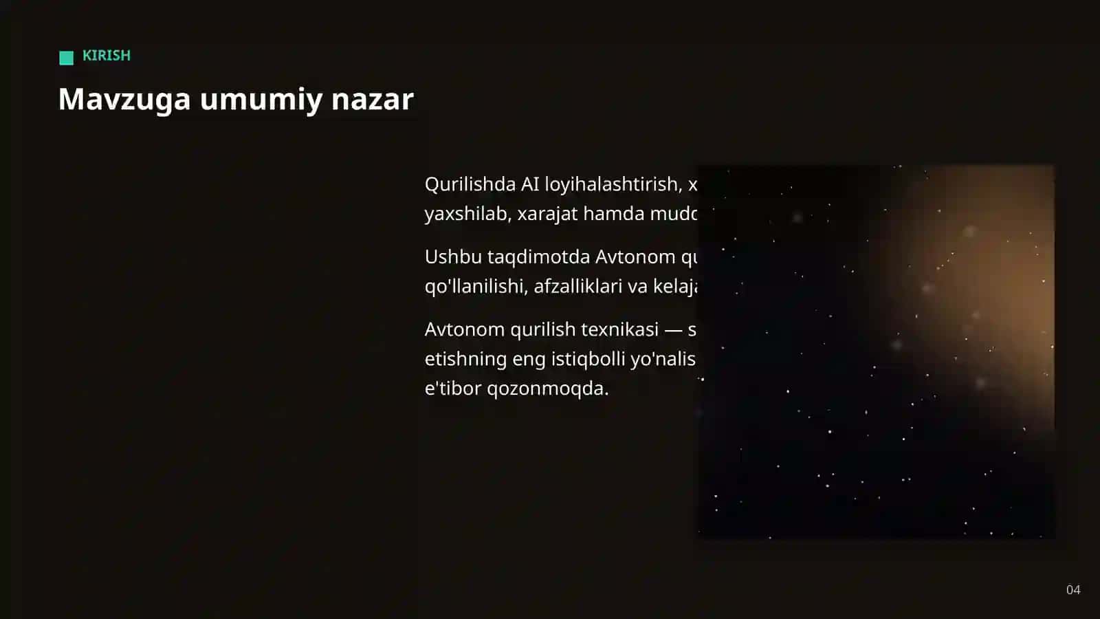 AI QURILISH SOHASIDA 4
