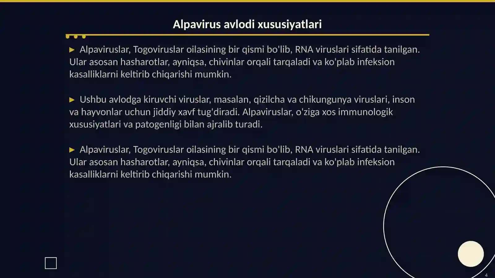 Togoviruslar.Alpavirus avlodi qizilcha virusi 4
