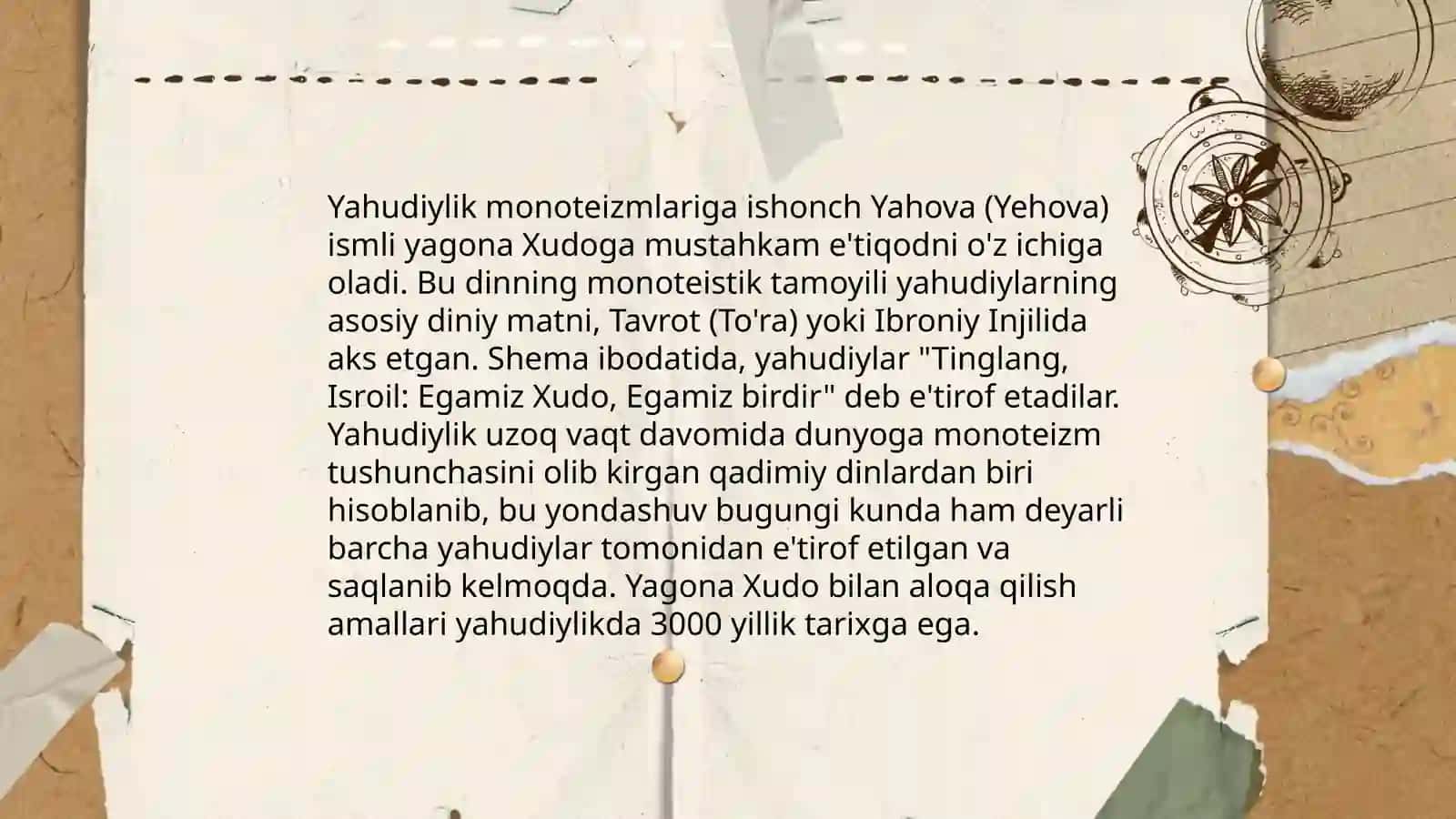 Yaxudiylik ta'limoti va muqaddas kitobi 4