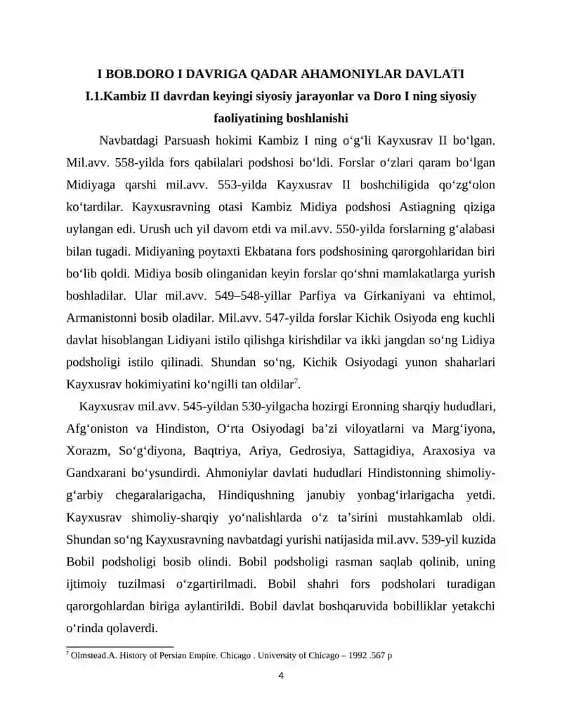 Ahamoniylar imperiyasining Doro I davri 4