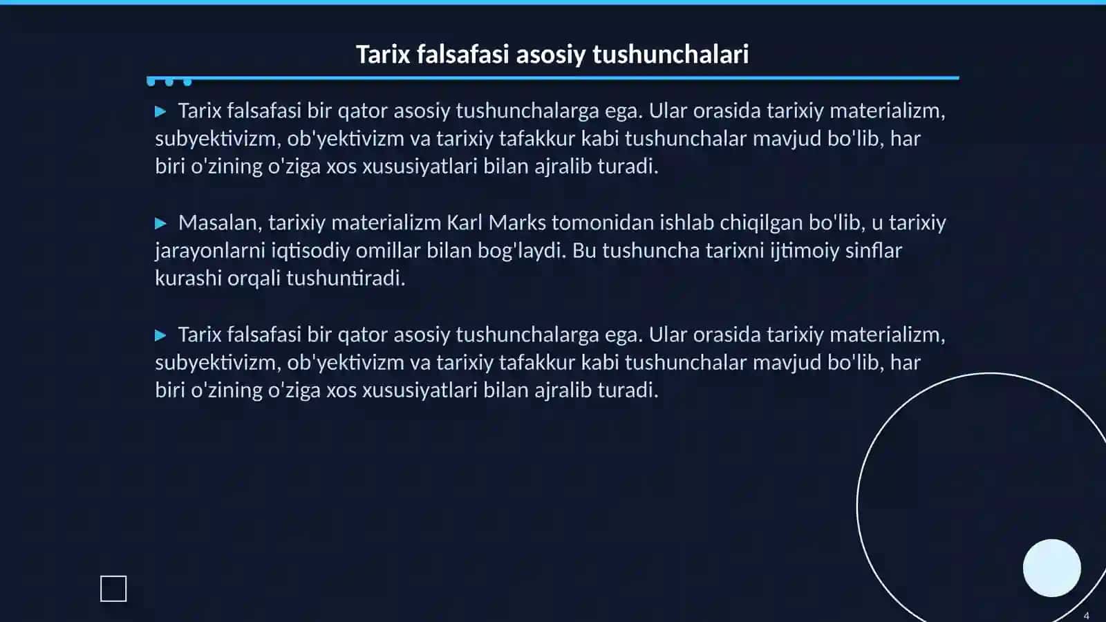 Tarix Falsafasi 4