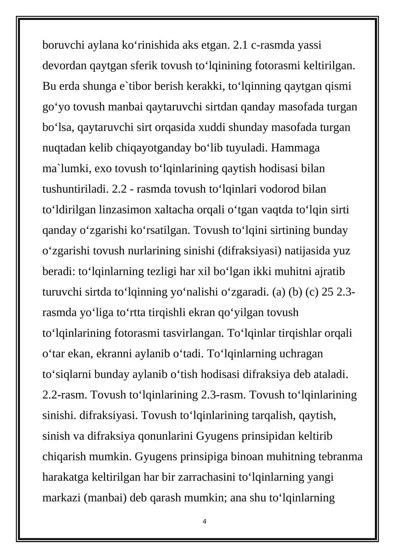Tovushning fizik xossalari 4