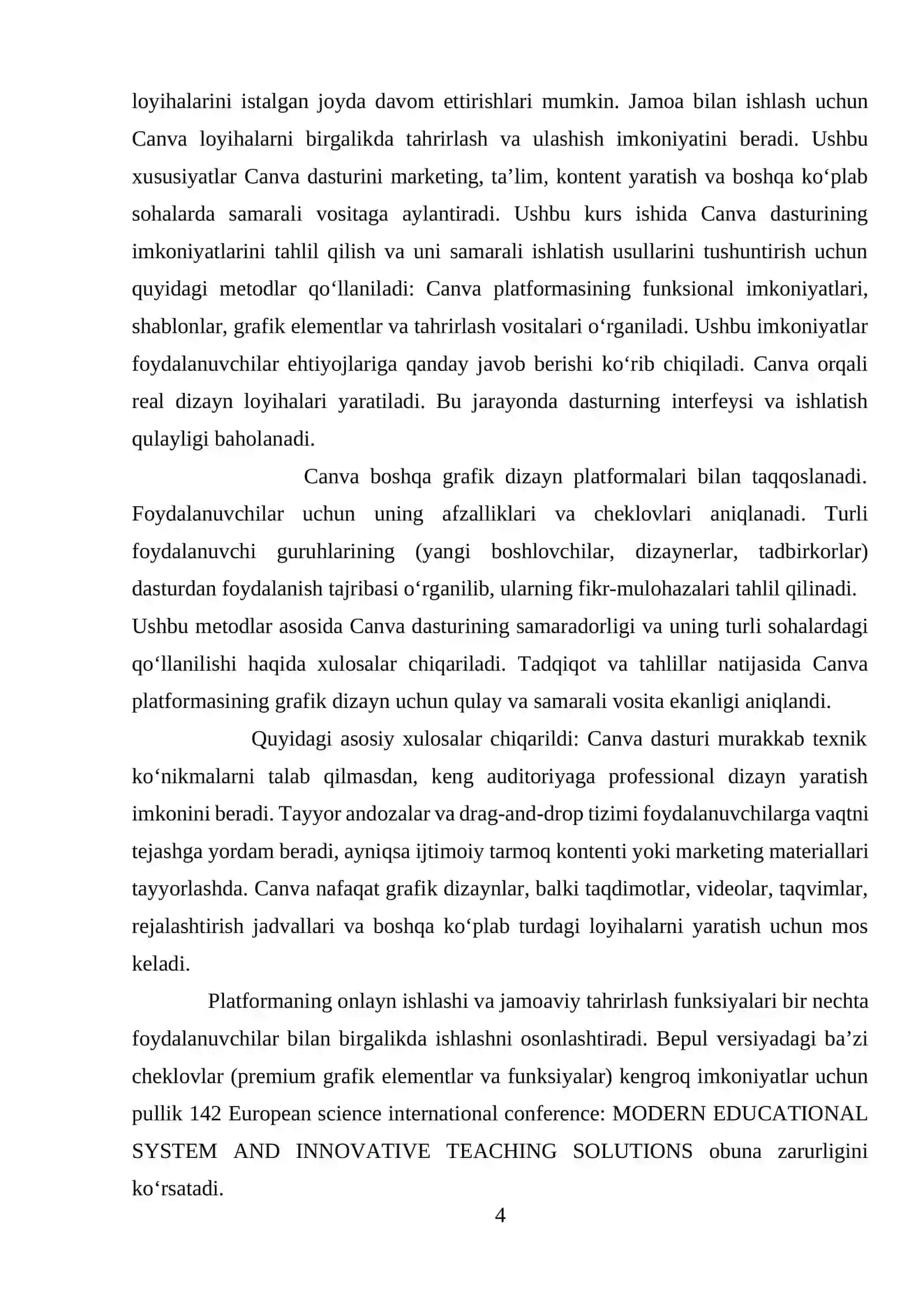 Pedagogik dasturiy vositalar bilan ishlashda Canva dasturi imkoniyatlari 4