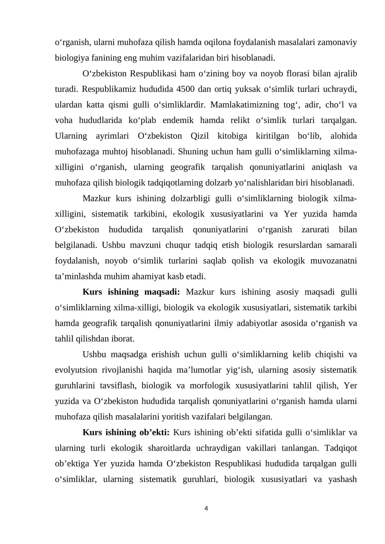GULLI OʻSIMLIKLARNING XILMA-XILLIGI VA TARQALISHI 4