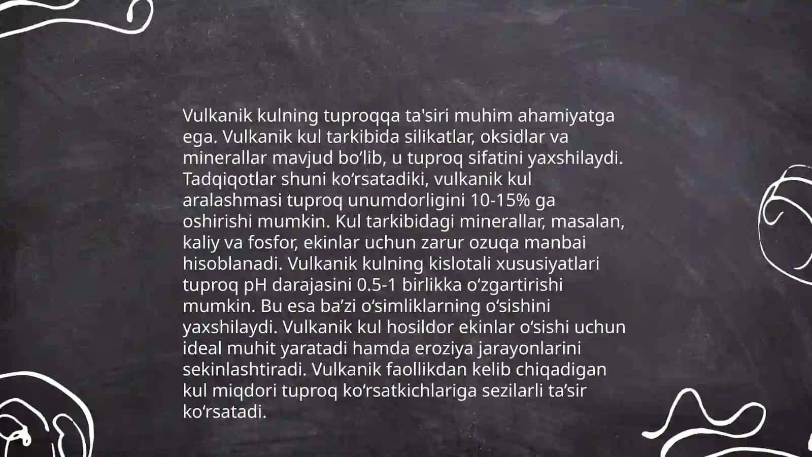 Vulkanogen tuproqlar 4