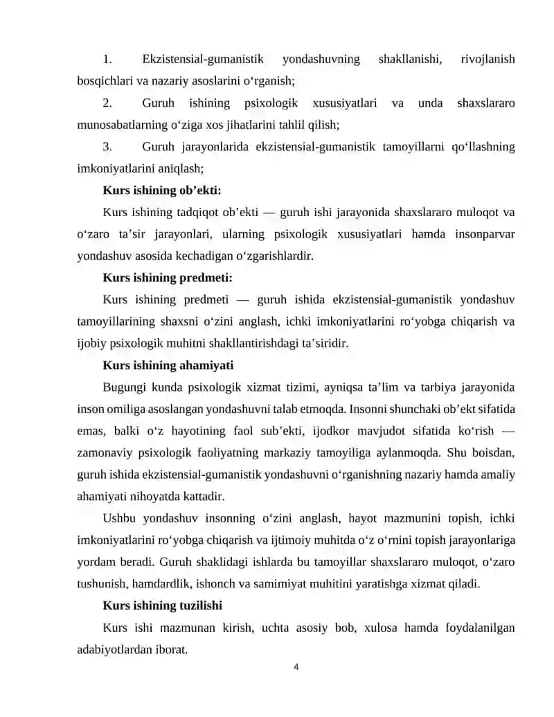 Guruh ishida ekzistensial-gumanistik yondashuv 4