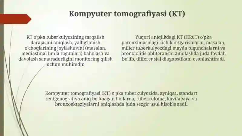 Tuberkulyoz tasnifi va kilinik tashxislash asoslari davolash va kuzatish sxemasi 4