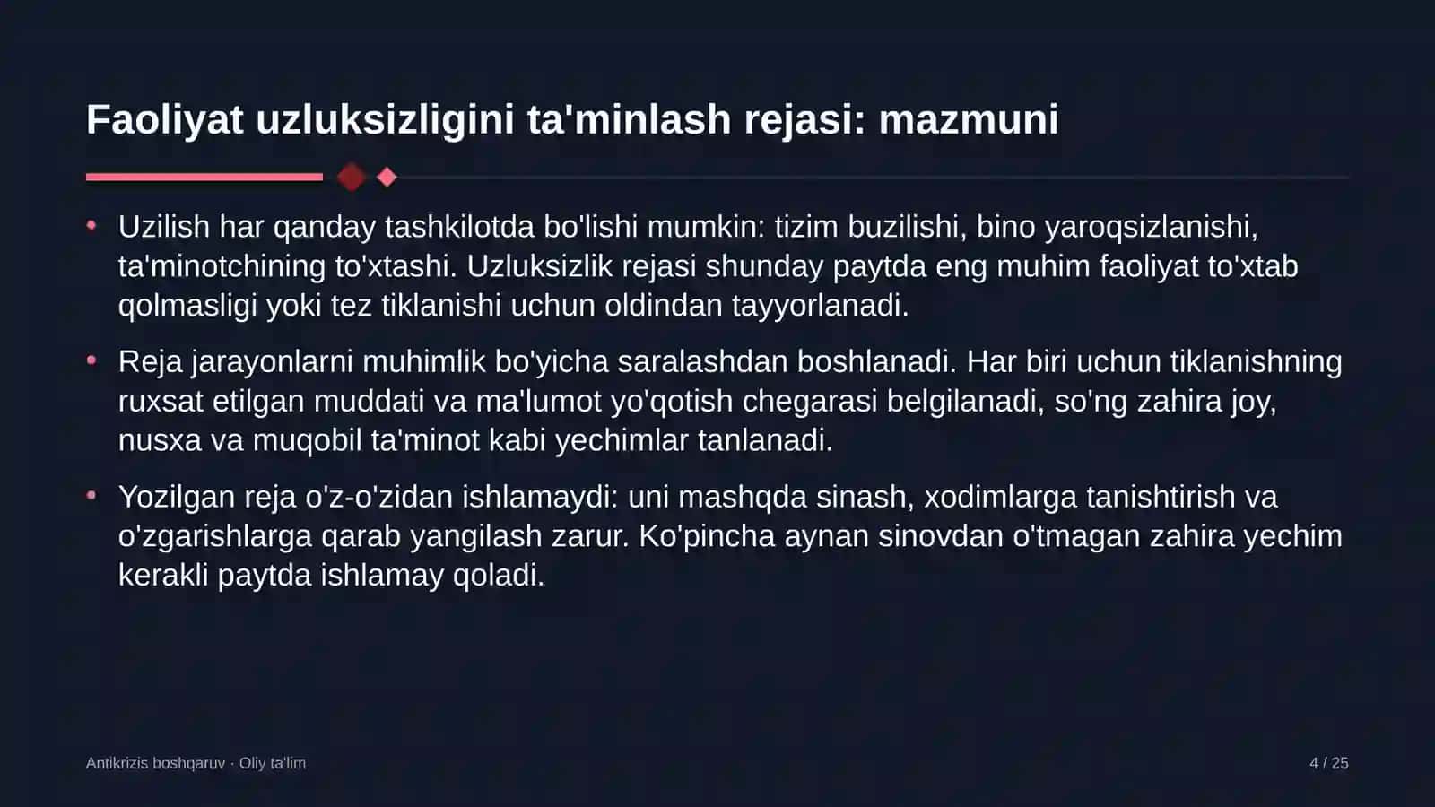 temir yo'l qurilishida faoliyat uzluksizligini ta'minlash rejasi 3945 4