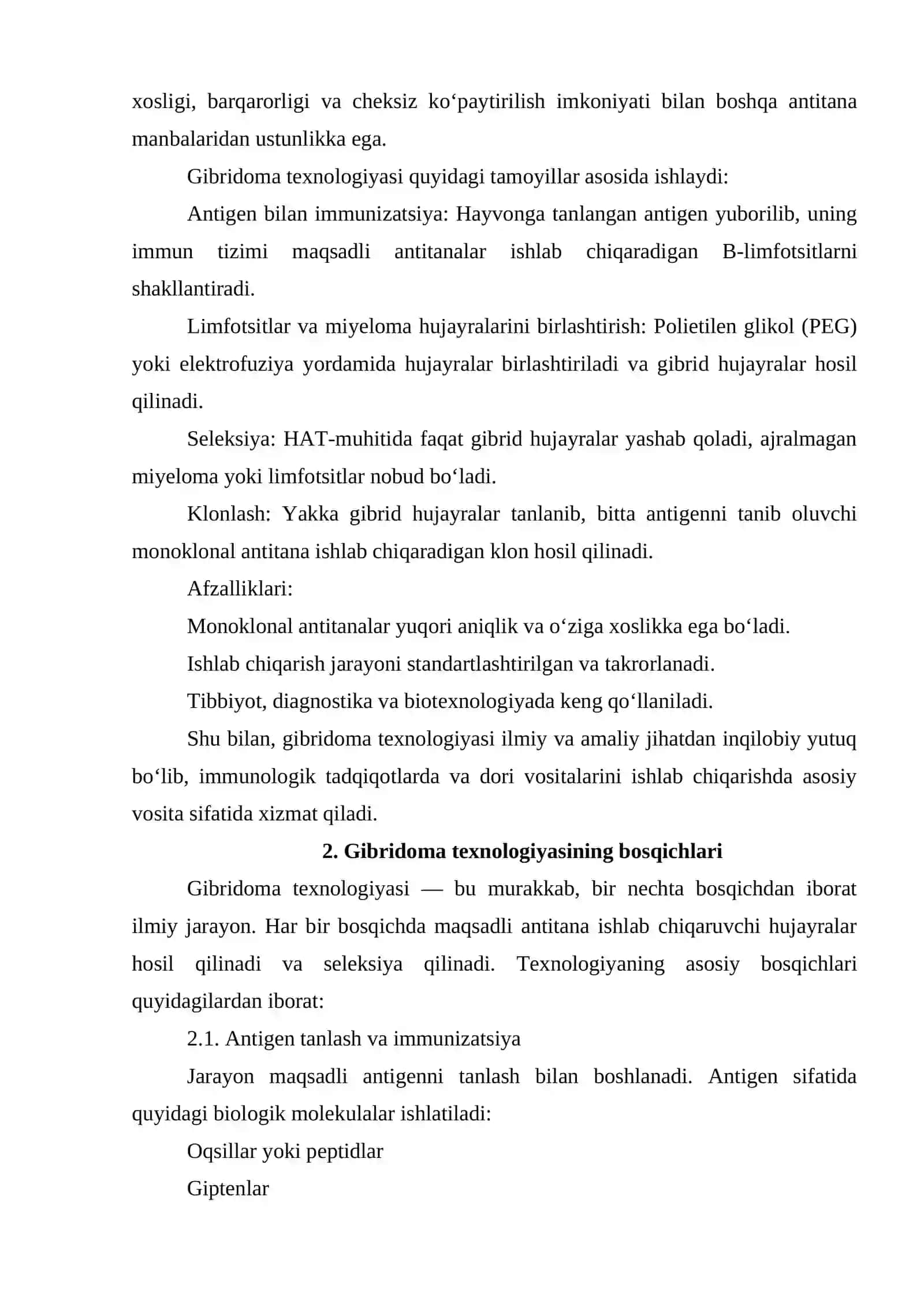 Gibridoma texnologiyasi. 4