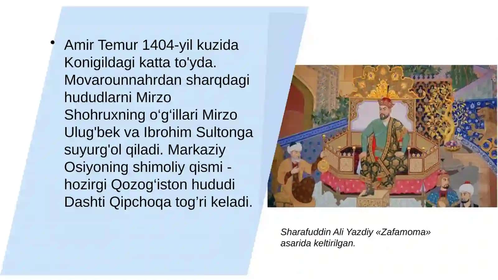 Nomozov Maxmud - Amir Temur davrida siyosiy ijtimoiy-iqtisodiy hayot 4