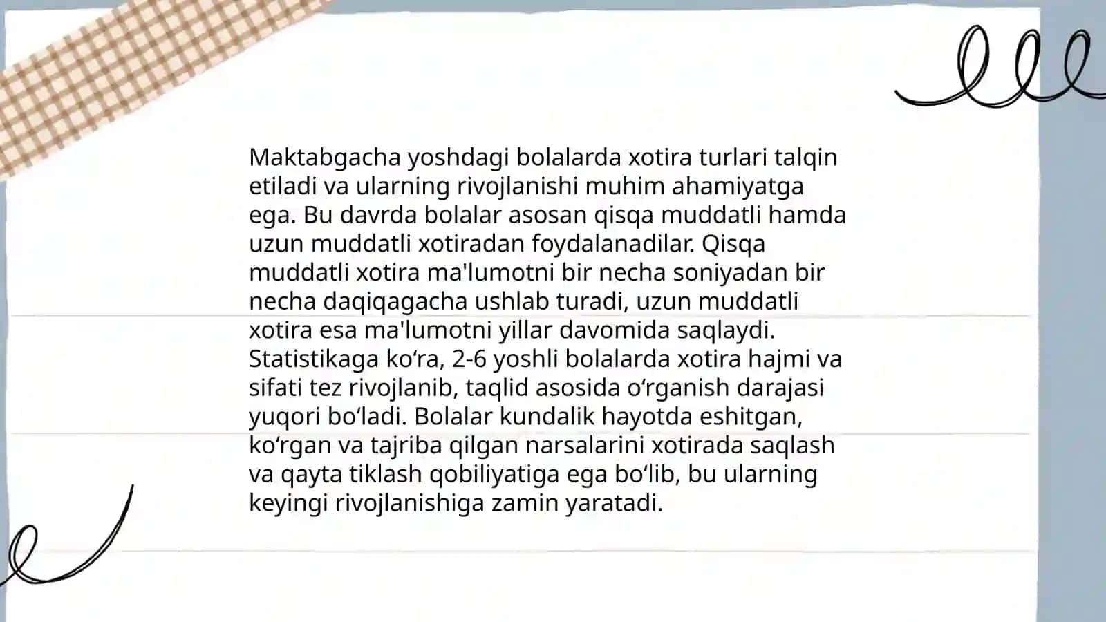 Maktabgacha yosh davrida psixik rivojlanish 4