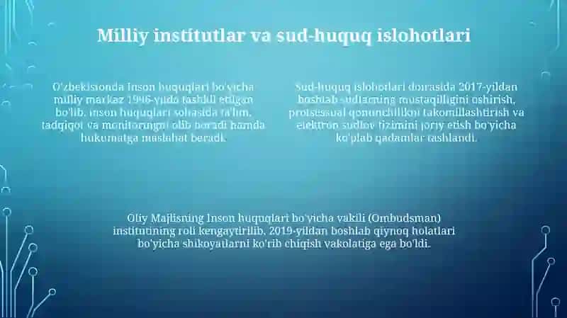 O'zbekistonda inson huquq va erkinliklari kafolatining yartilishi 4