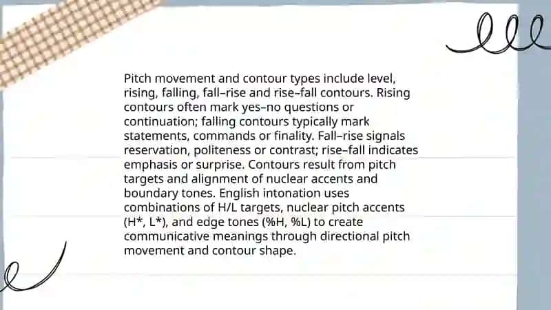 Intonation 4