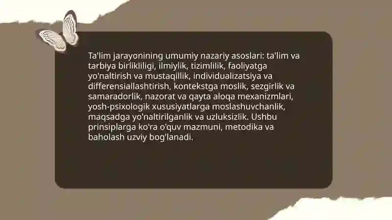 Ta'lim jarayonining qonuniyatlari va prinsiplari 4