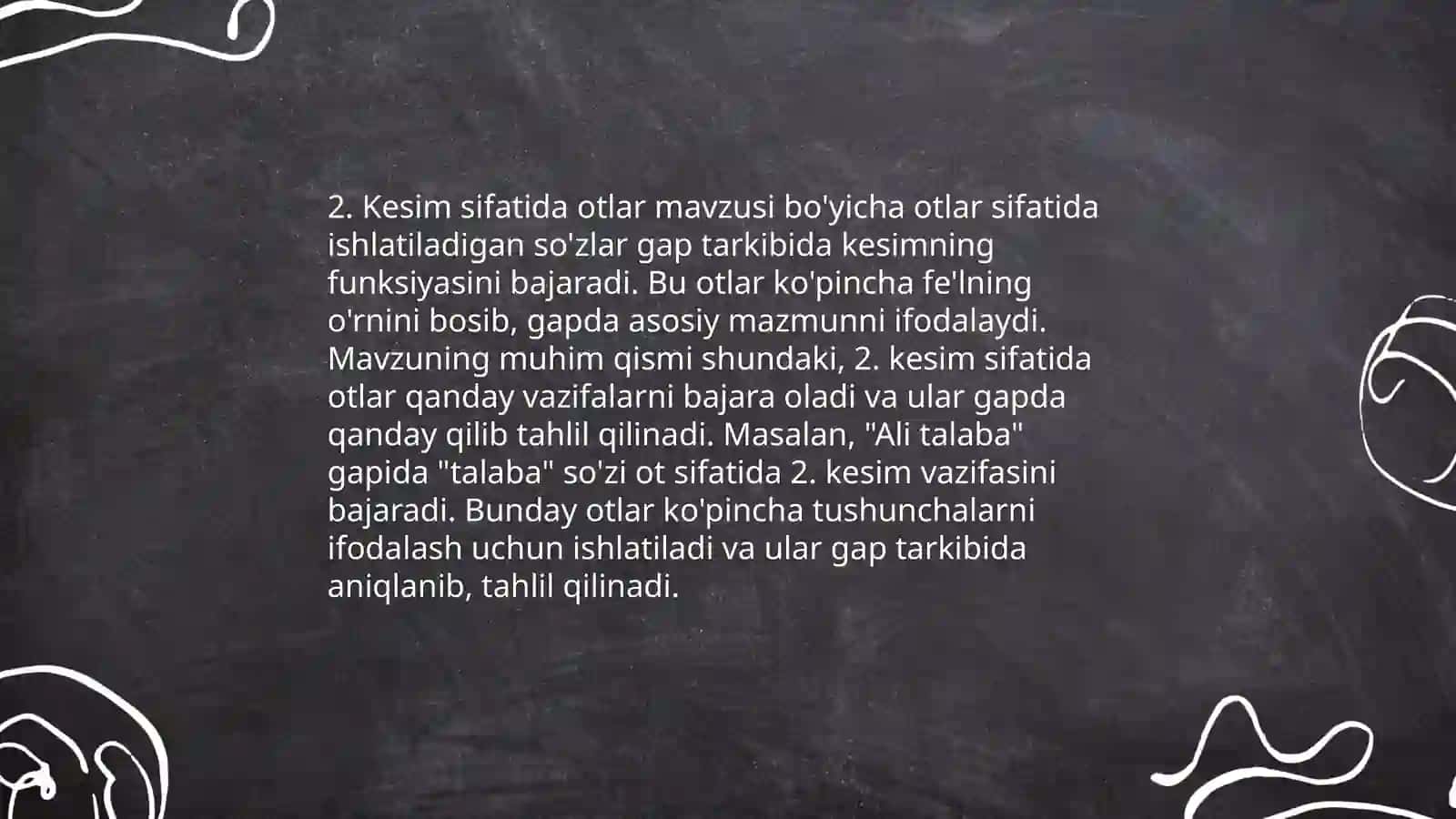 Mustaqil soʻz turkumlari funksiyalari 4