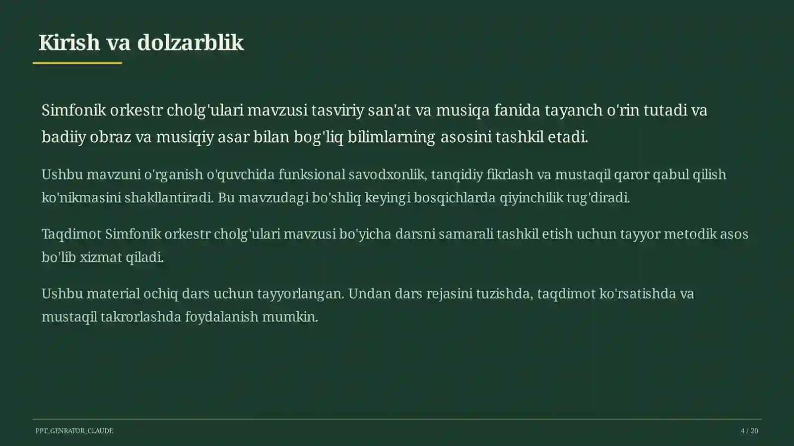 Simfonik orkestr cholg'ulari (5-sinf) 4