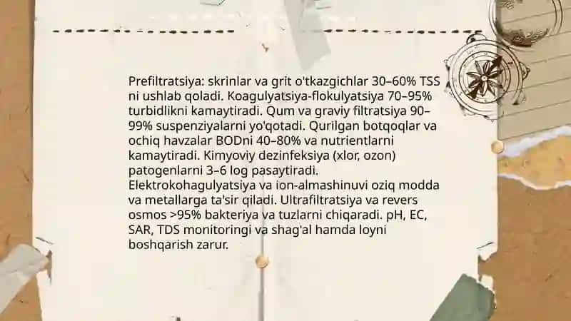 Kollektor-zovur suvlaridan ekinlarni sugorishda foydalanish yollari 4