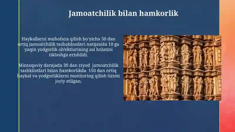 Devoriy suratlar haykallar muhofazasi va restavratsiyasi 4