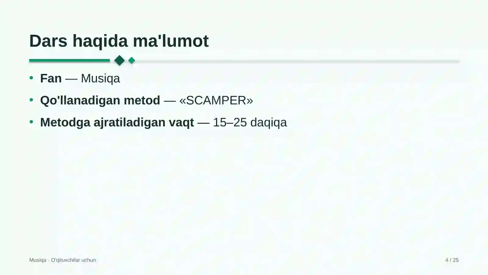 musiqa darslarida scamper metodidan foydalanish 7211 4