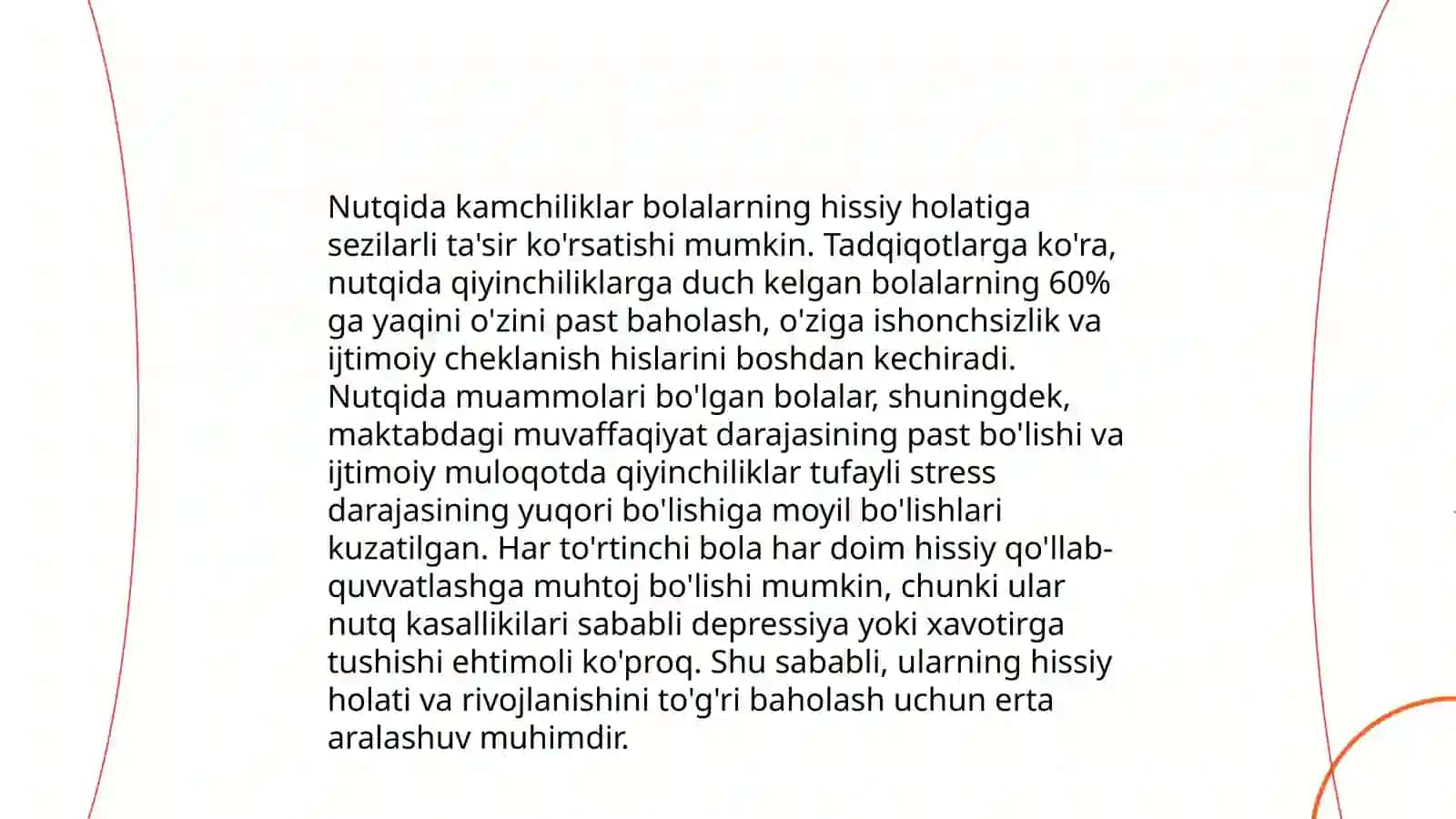 Nutqida kamchiligi bo'lgan bolalaming psixologik xususiyatlari ularni tekshirish va korreksiyalash 4