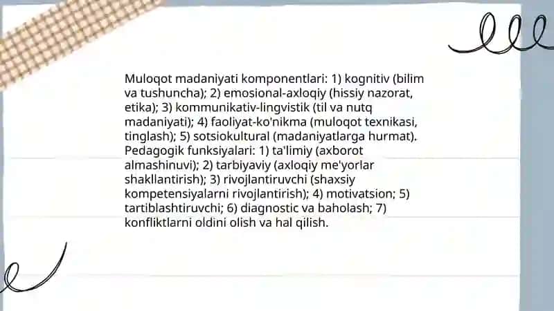 O'qituvchi kasbiy faoliyatida muloqot madaniyatining shakllanishi 4
