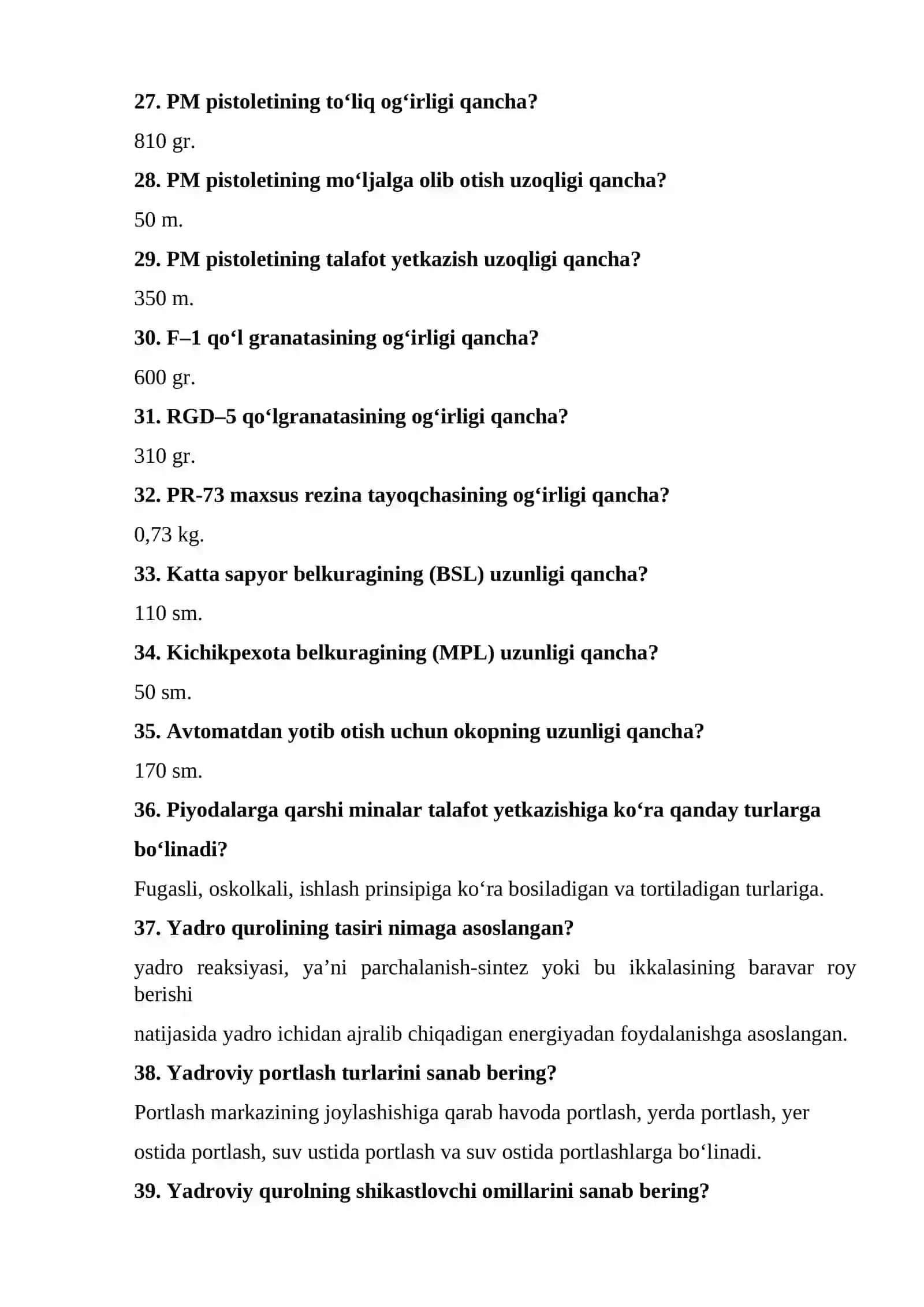 Milliy gvardiyaga nomzodlarni saralashda savol javoblar 50/50 4