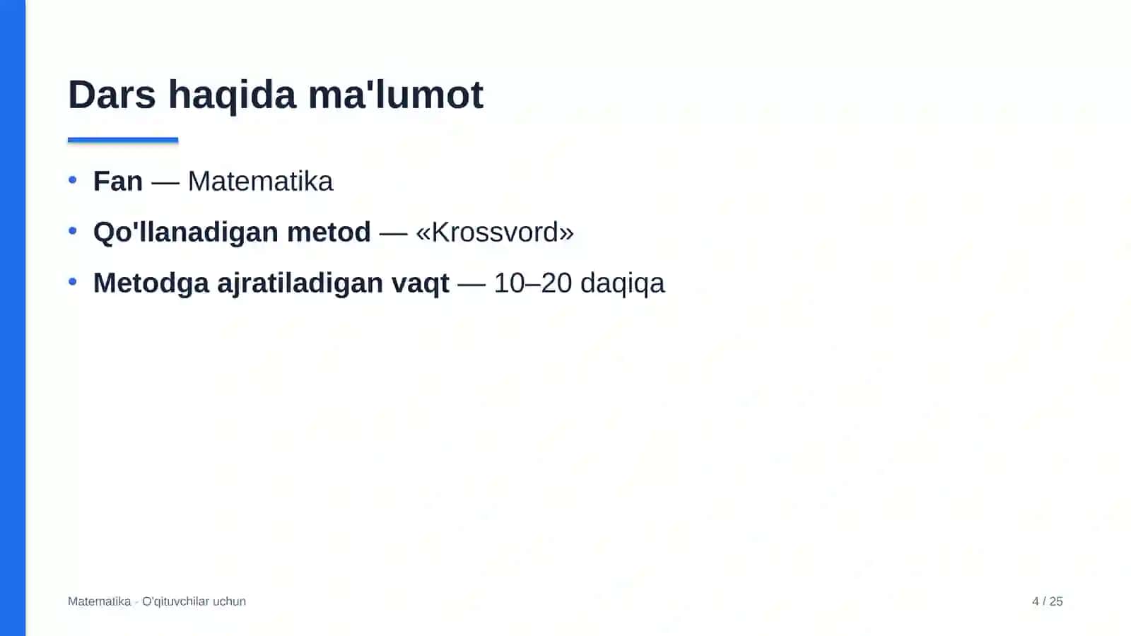 matematika darslarida krossvord metodidan foydalanish 5023 4