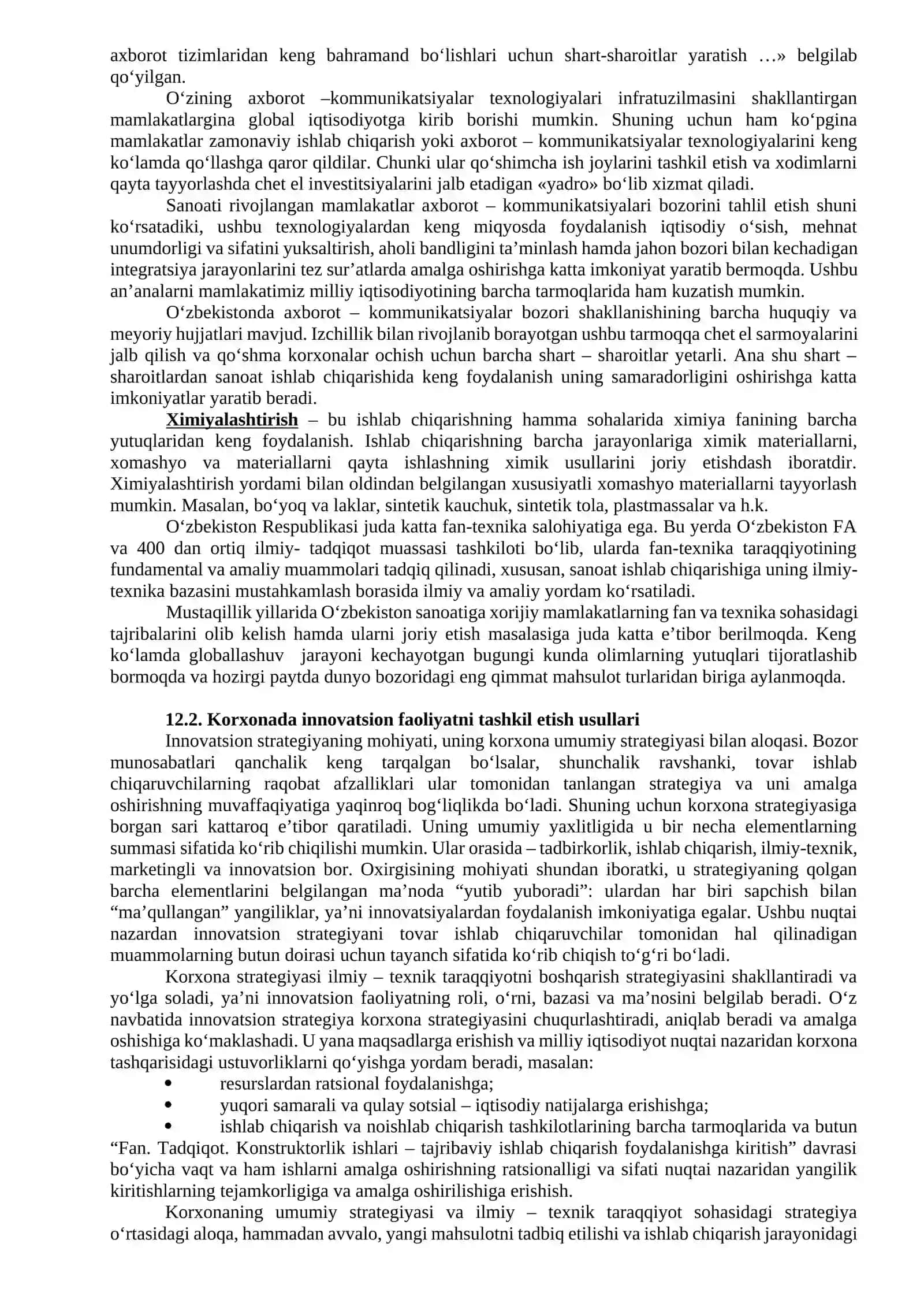 XII KORXONANING INNOVATSION FAOLIYATI 4