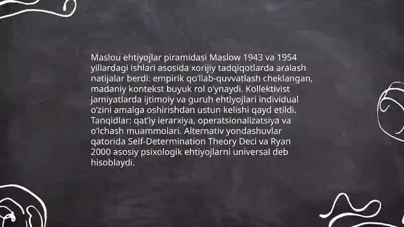 Xorij psixologiyasida motiv va motivatsiya muammosi 4