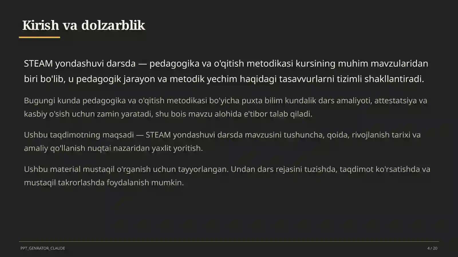STEAM yondashuvi darsda 4