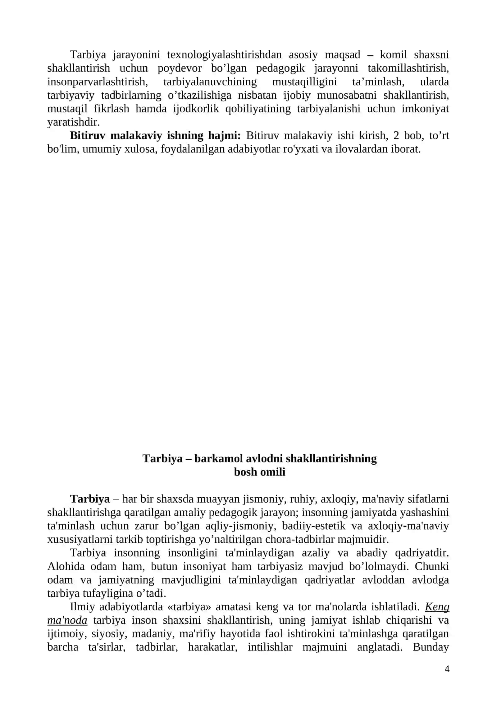 Tarbiya texnologiyasi 4