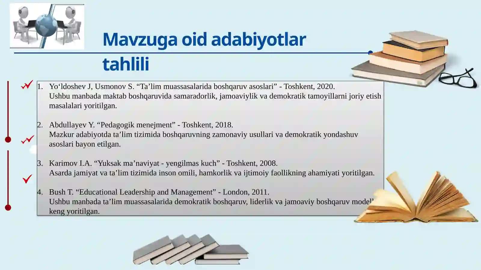 “Budjetdan tashqari mablag‘larni topishda xodimlarni motivatsiyalash.” 4