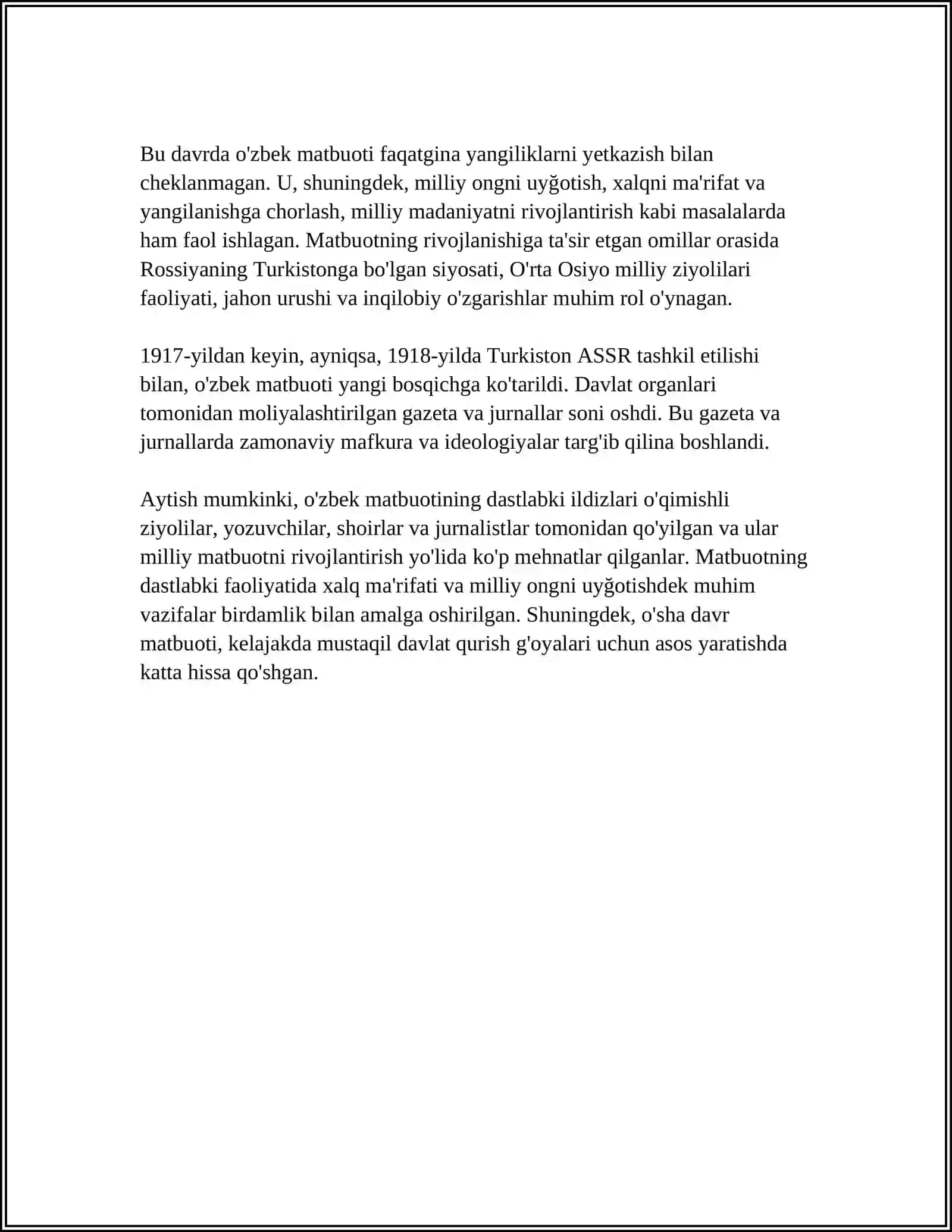 ILK MILLIY MATBUOT NASHIRLARINING YUZAGA KELISHI 4