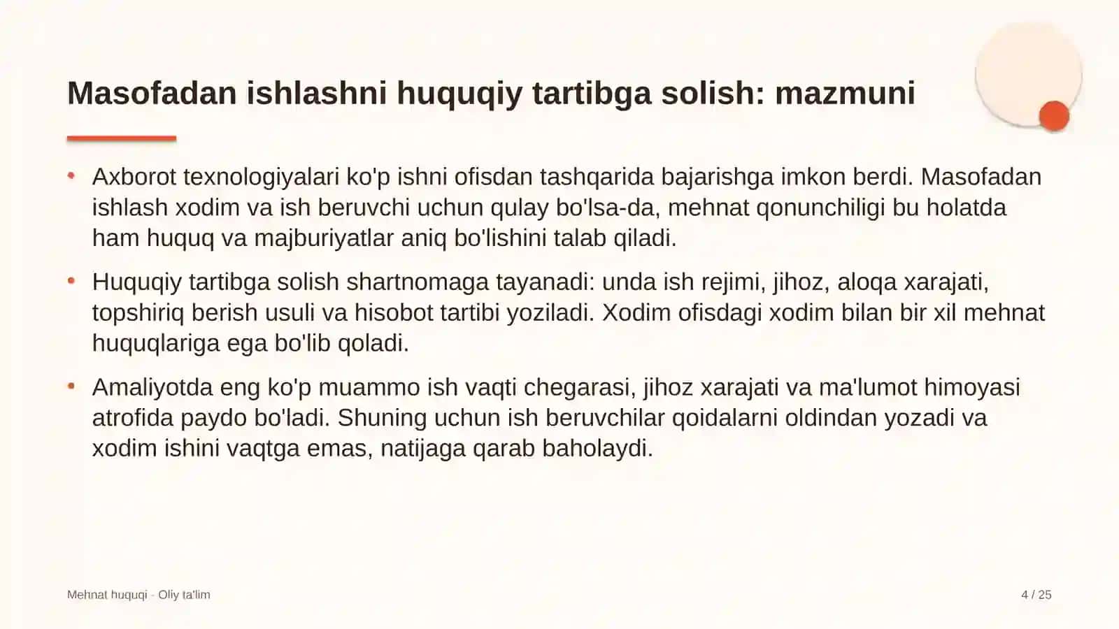 Boshlang'ich ta'limda masofadan ishlashni huquqiy tartibga solish 4
