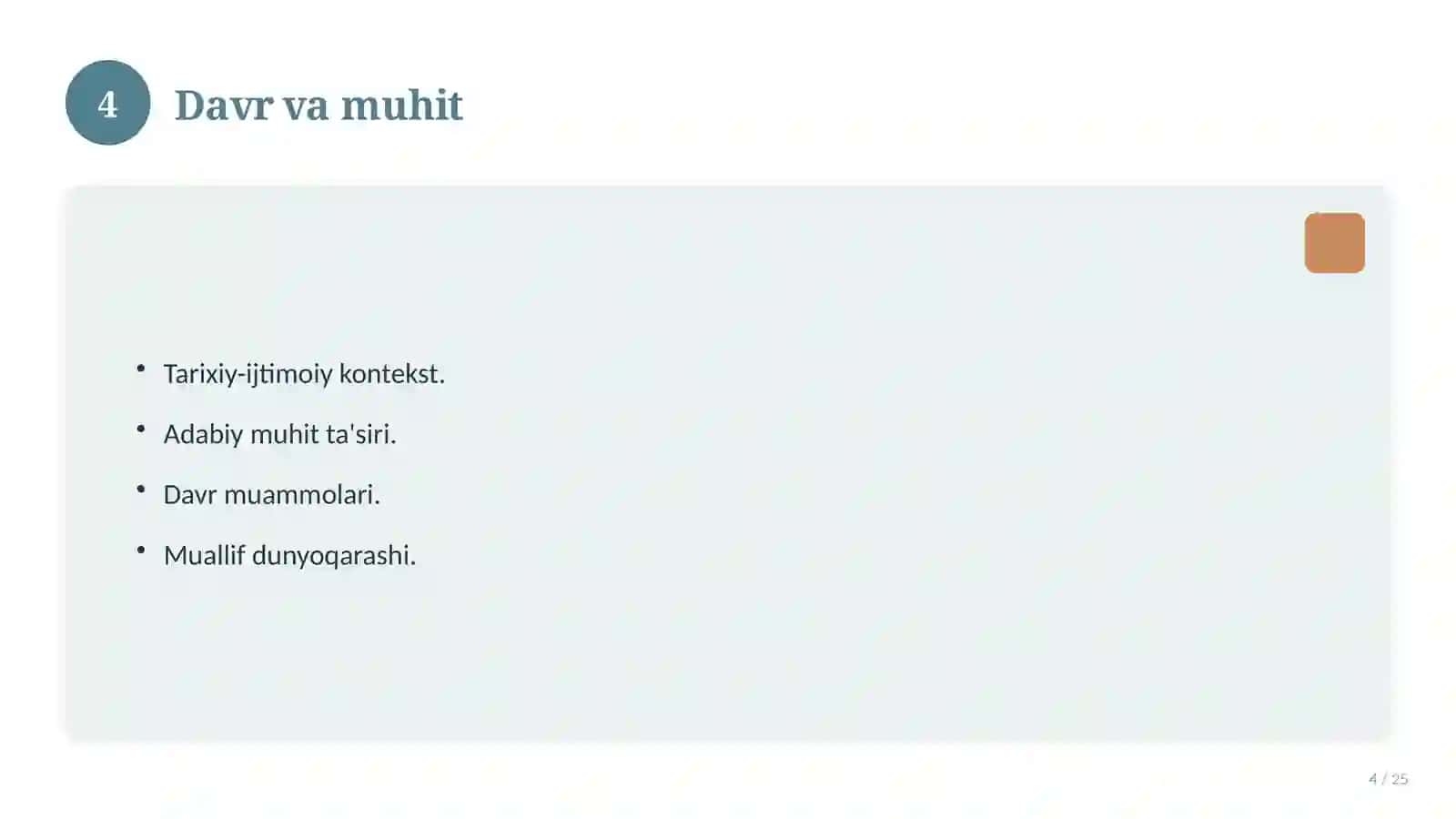 Abdulla Qodiriy va o'zbek romanchiligi 4