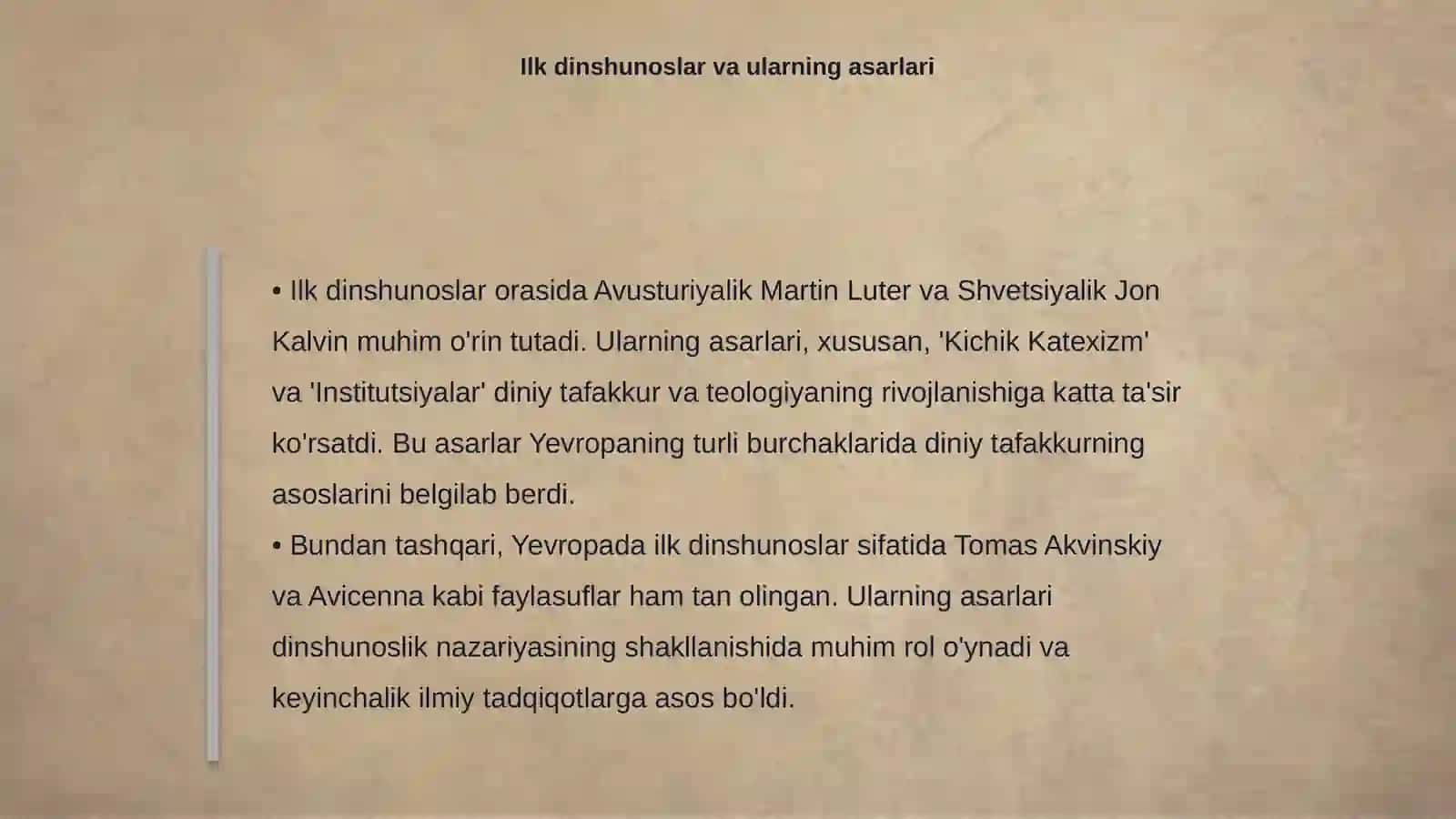 Yevropalik ilk dinshunoslar 4
