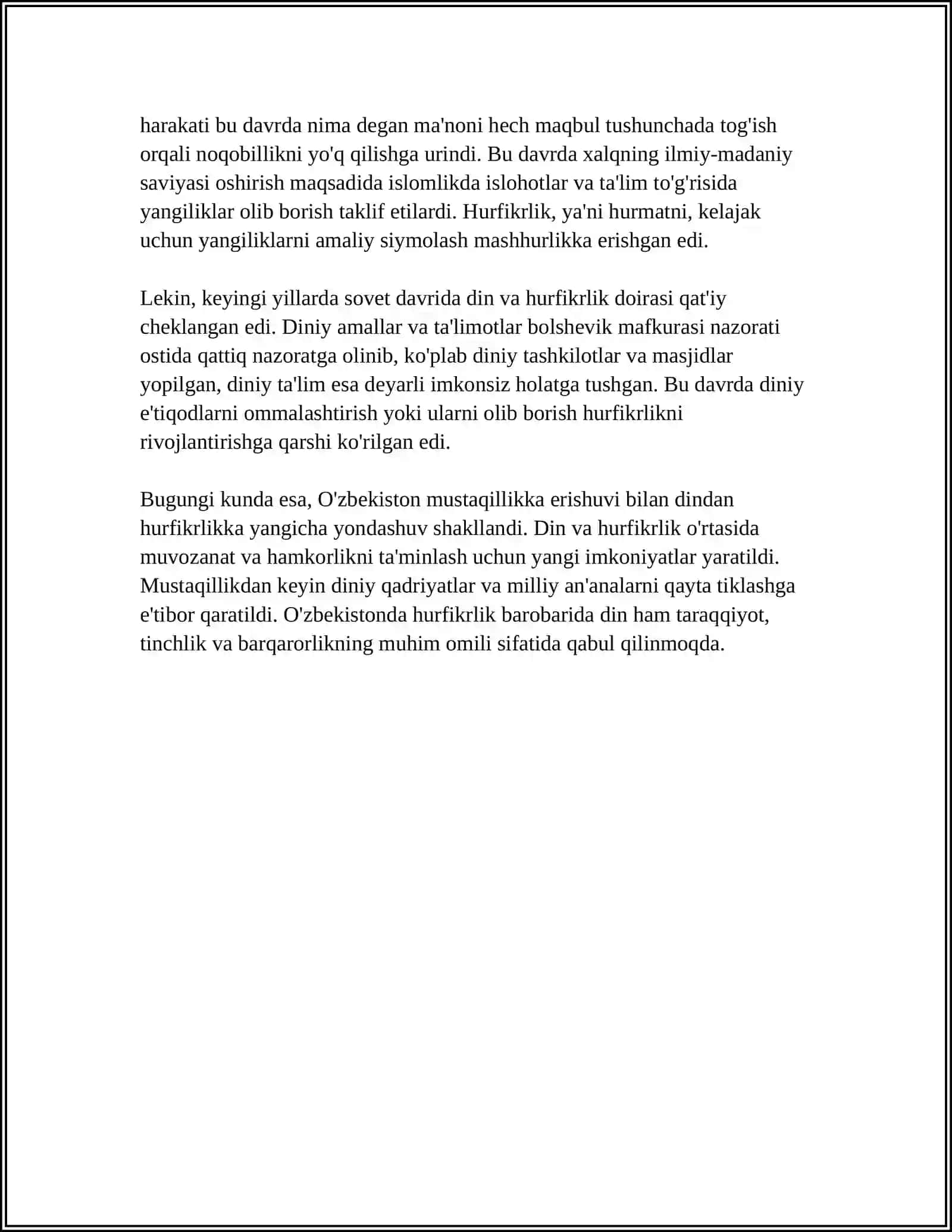 DIN VA HURFIKRLIK 4