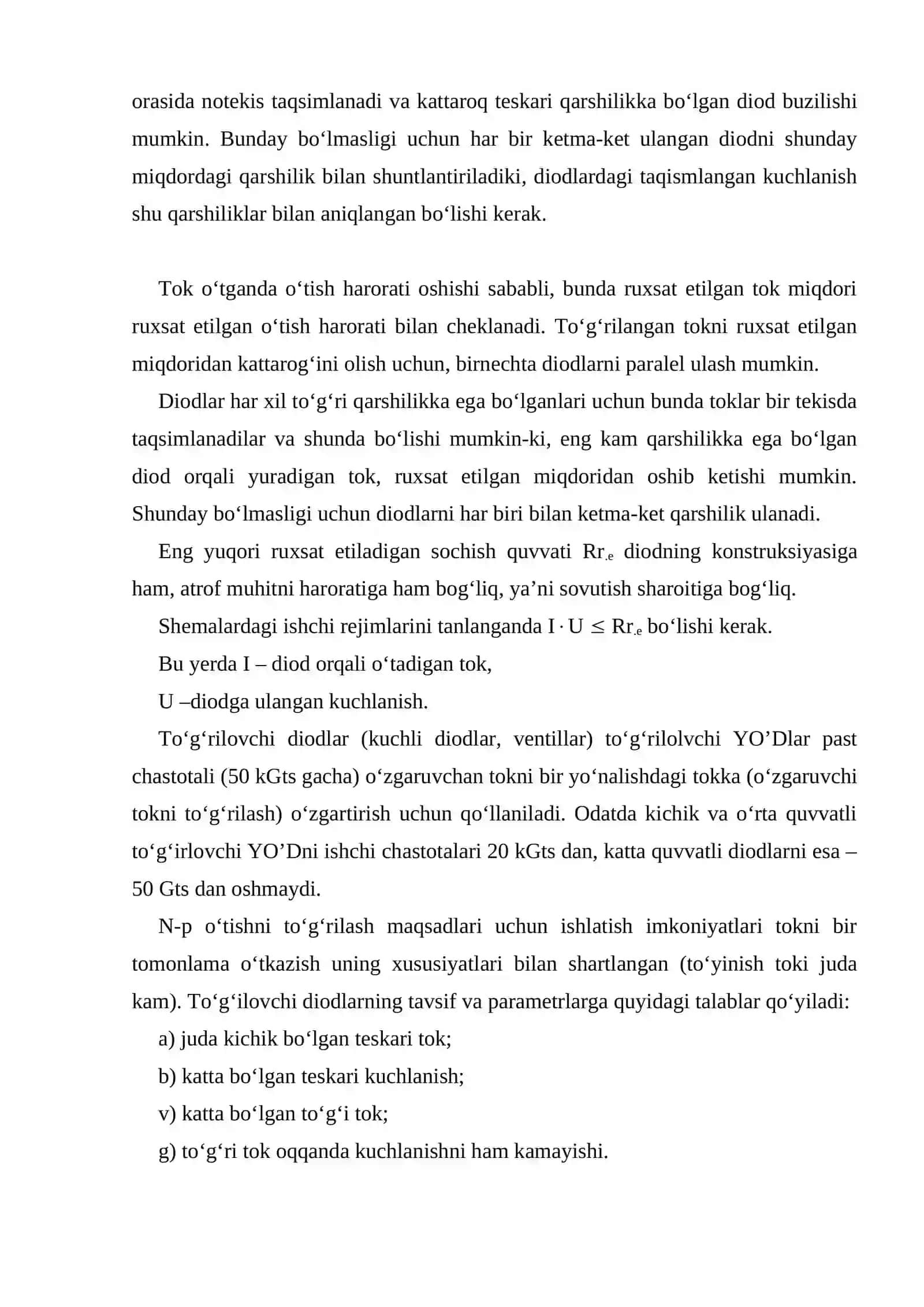 Yarim O‘tkazgichli Diodlar 4