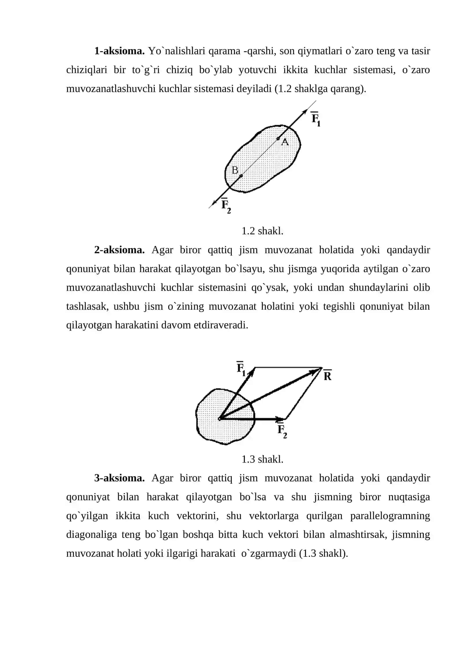 ABSOLYUT QATTIQ JISM. HARAKAT VA MUVOZANAT TEXNIKALARI 4