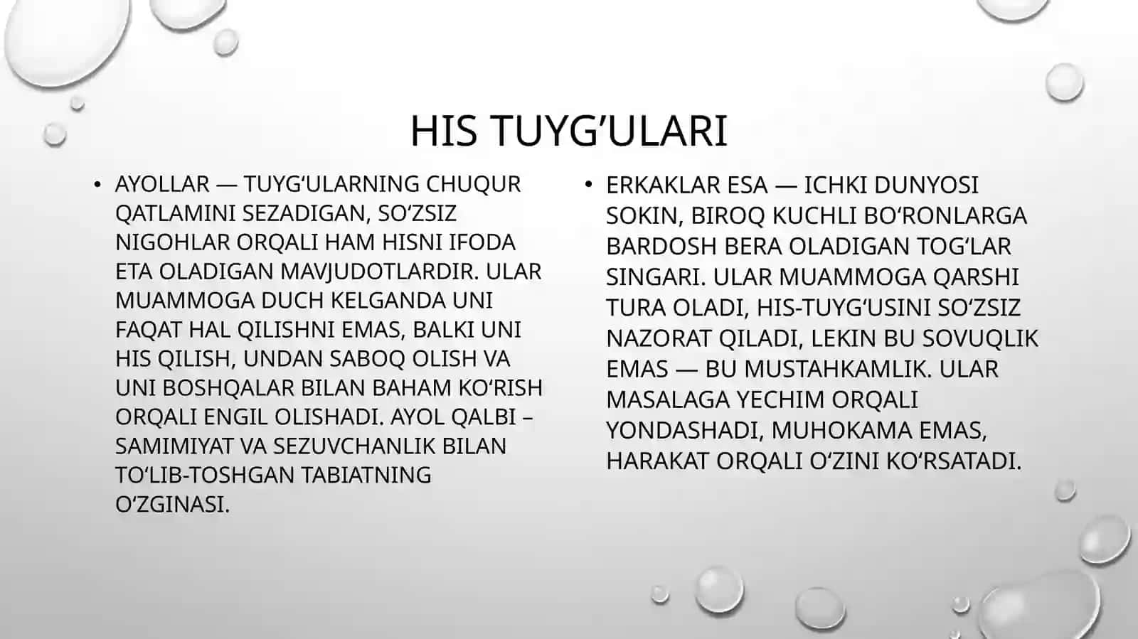 Ayollar va erkaklar psixologiyasidagi  farqlar 4